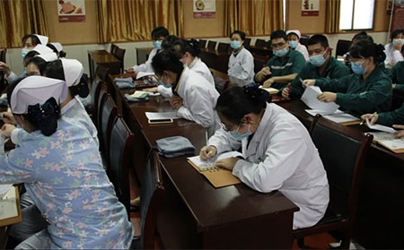 濰坊銀康醫院消防演練